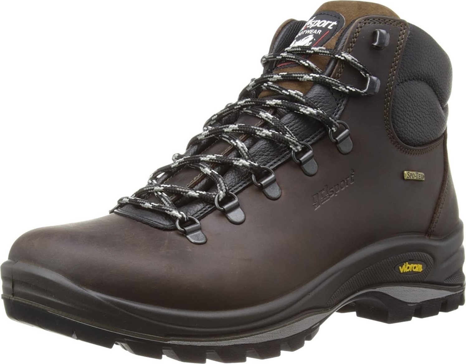 Grisport - Detská turistická obuv "Fuse", voskovaná koža GS143 (38 EU) (Brown)