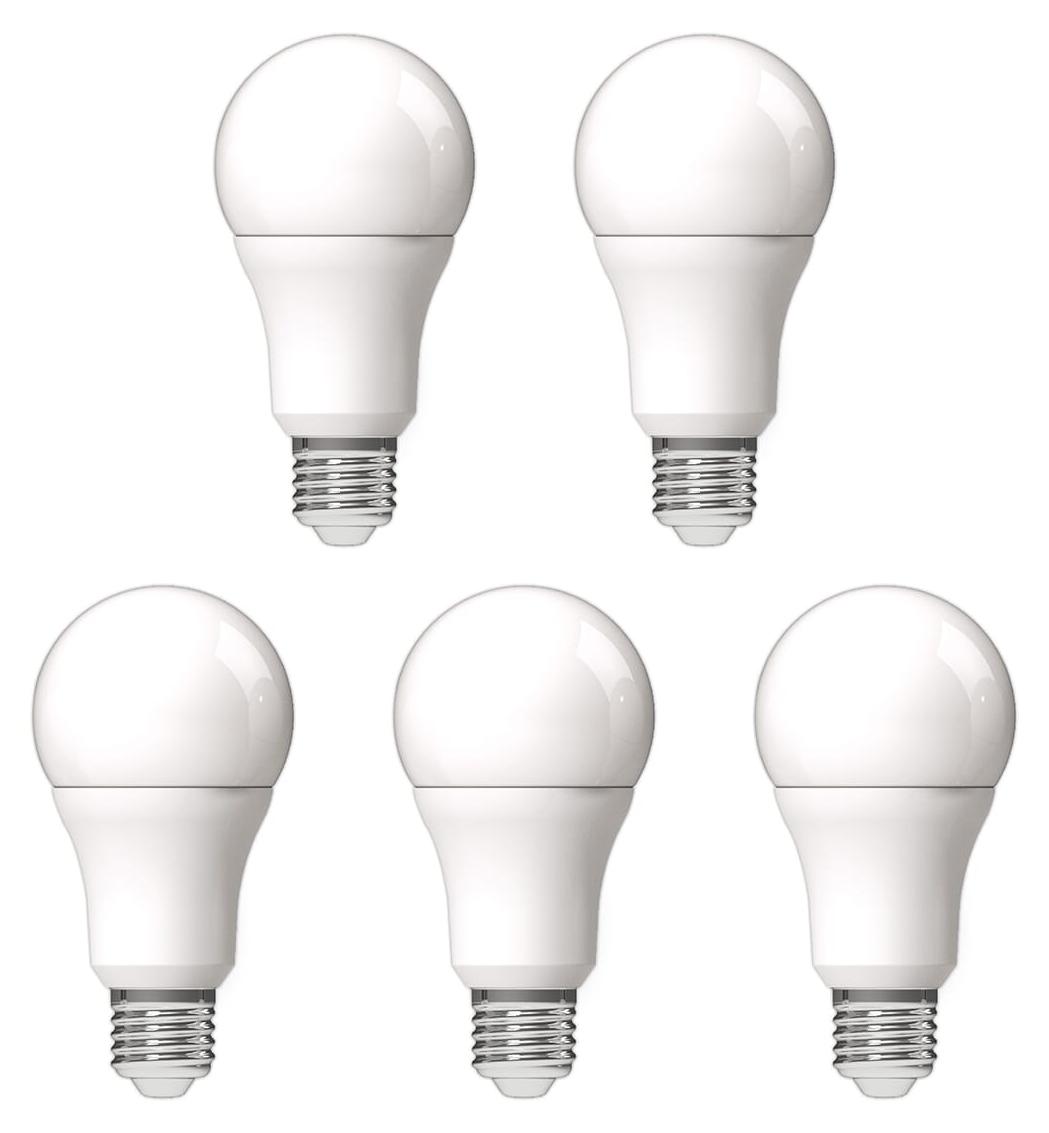 Avide E27 LED Lampe 4,9W Hohe Lichtausbeute (806 Lumen) 240V 3000K A60 5 Stück A-40130-5