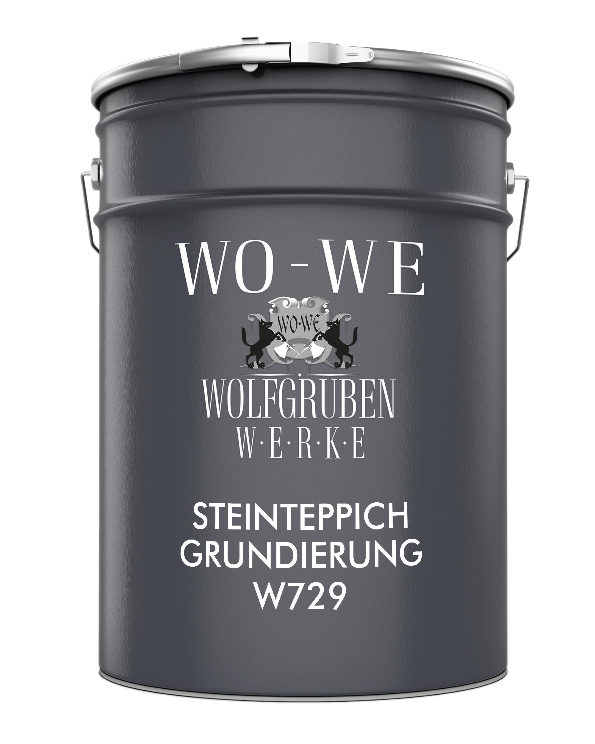 WO-WE Steinteppich Grundierung Tiefengrund Haftvermittler Natursteinteppich W729 - 2,5Kg