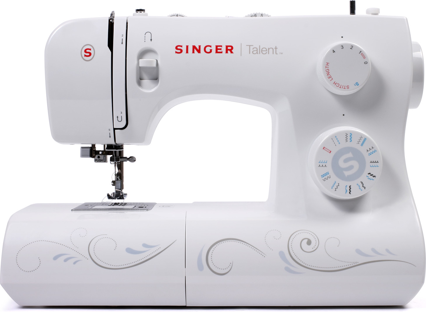 SINGER Talent 3323, 220 - 240 V, Weiß