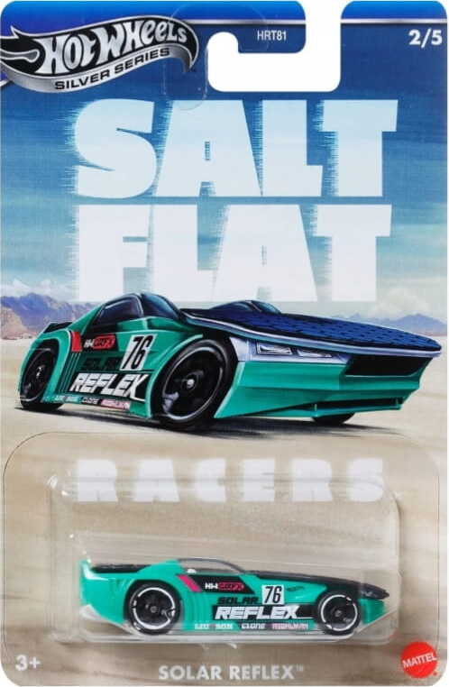 MATTEL | Hot Wheels - Silver Series Salt Flat 2/5 - Grün - Sportliches Design - Sammlerstück 1:64 JBY82