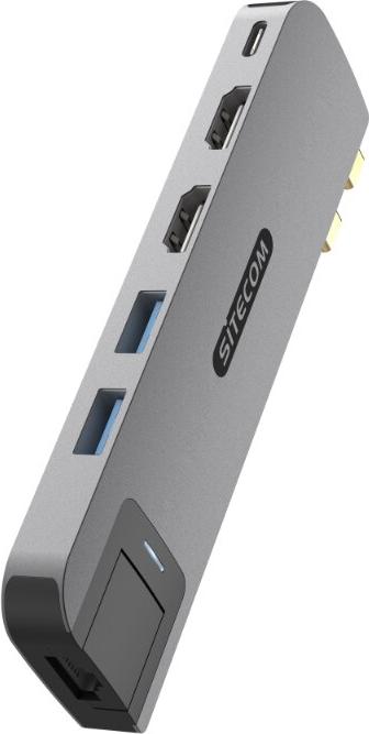 Sitecom AC-1002 - USB Typ-C - HDMI - RJ-45 - 3.2 Gen 1 3.1 1 Type-A - 3.2
