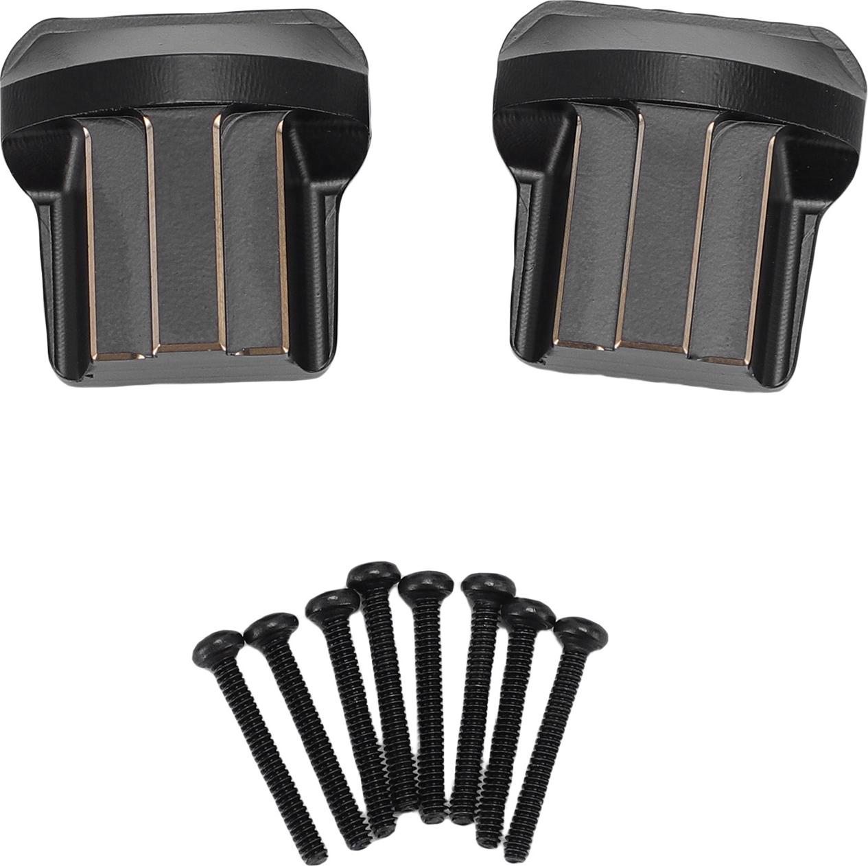 Gistuch Paar von RC Bridge -Achsabdeckung Verbessert der Ersatz für den Strukturfestigkeit für 4M 1/18 Crawler Car