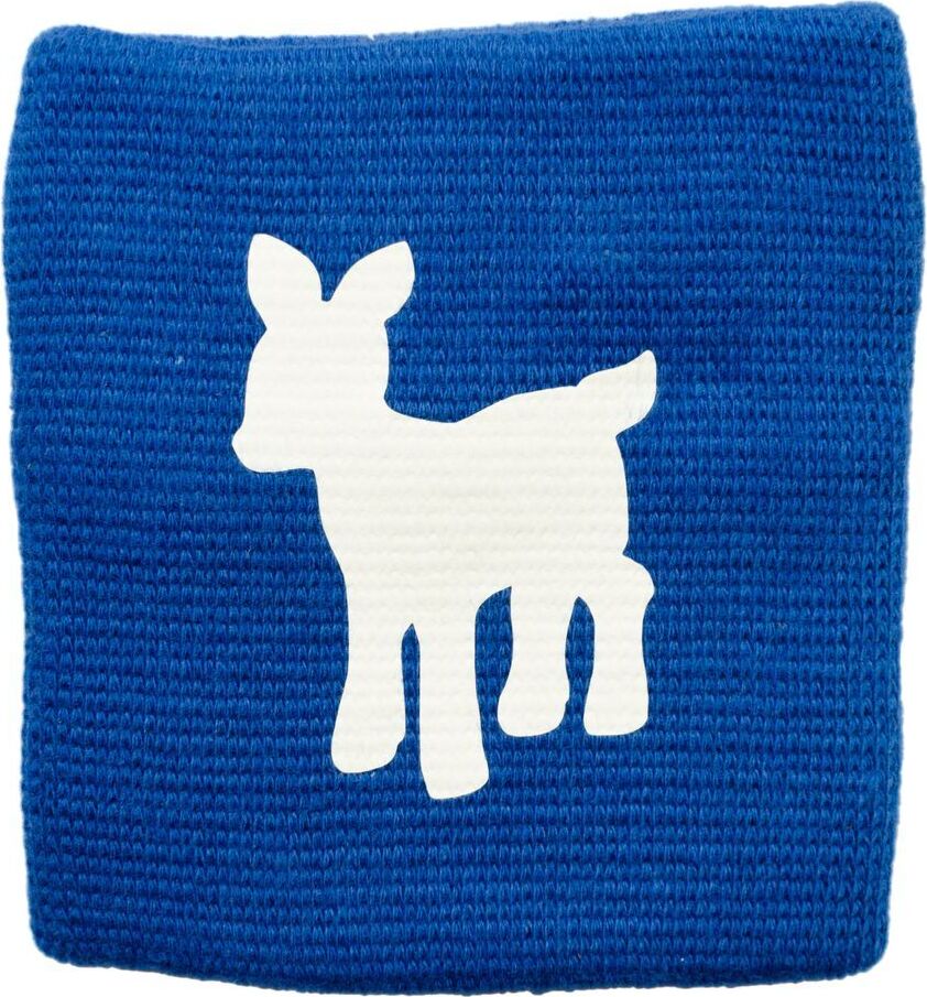 Schweißband Pulswärmer mit Reißverschluss Geldbörse Miniblings Reh blau TEX02Nov18Ma
