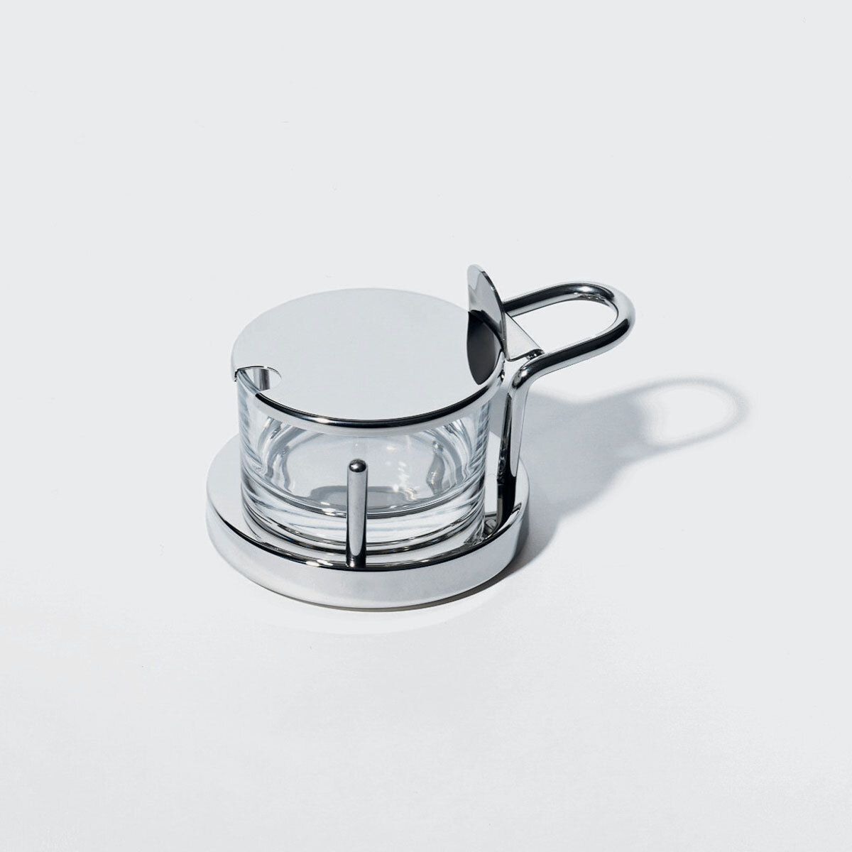 Alessi Käsedose rund 11 cm, Glas 5071