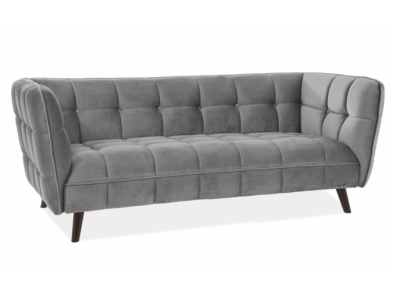 VENETI Dreisitziges Sofa SCARLET 3 – grau 2 038-02-00017