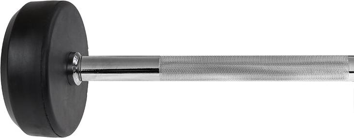 Northix Gummibeschichtete Langhantel, 50 kg, Fitnessgerät