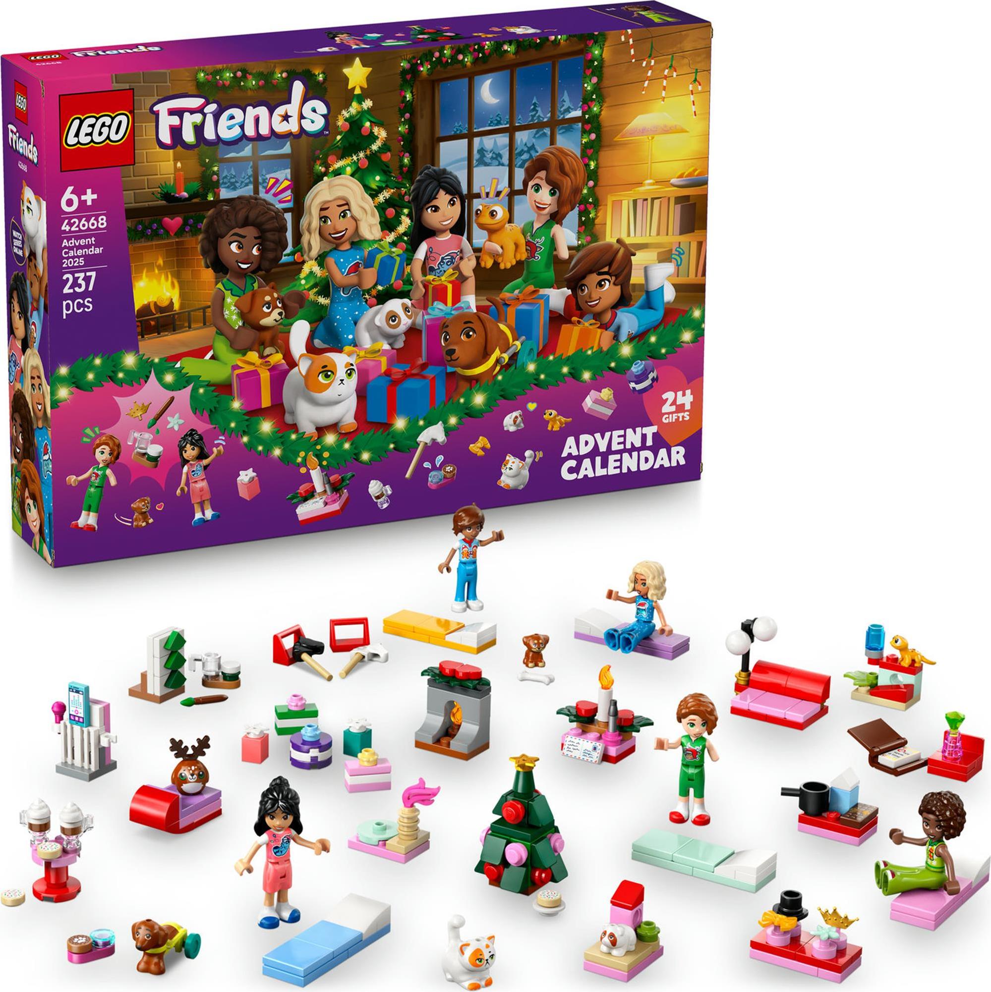 Adventný kalendár 2025 Lego Friends 42668