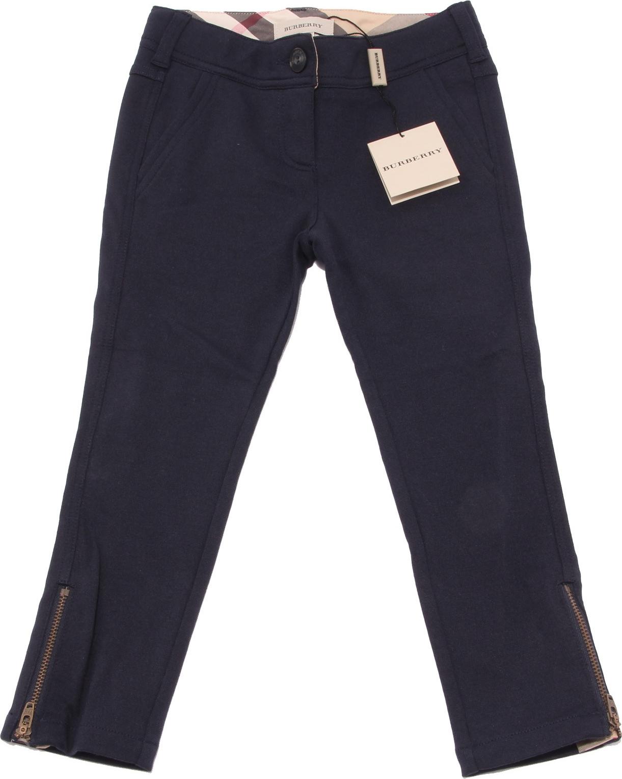 8021Q Jeggings blu bimba BURBERRY pantaloni Kinder Kinderhosen Hosen