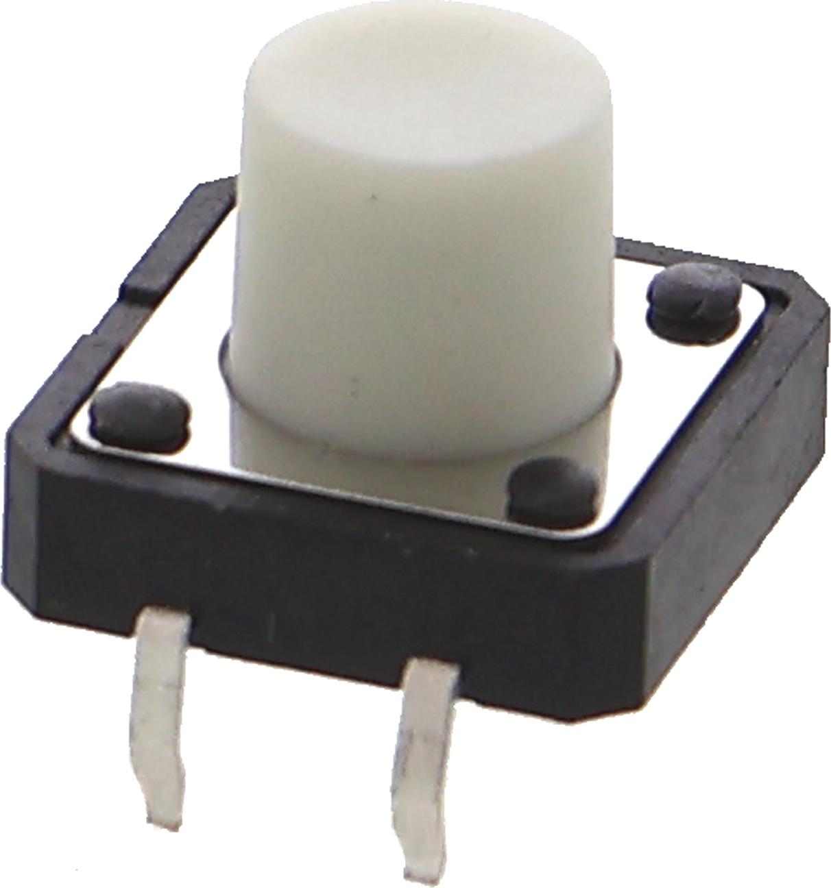 Funduino Taster mit farbigem Knopf - 12*12*6mm / 12*12*9mm Farbe: 12*12*9mm - Weiß Taster mit farbigem Knopf - 12*12*6mm / 12*12*9mm : 12*12*9mm - Weiß