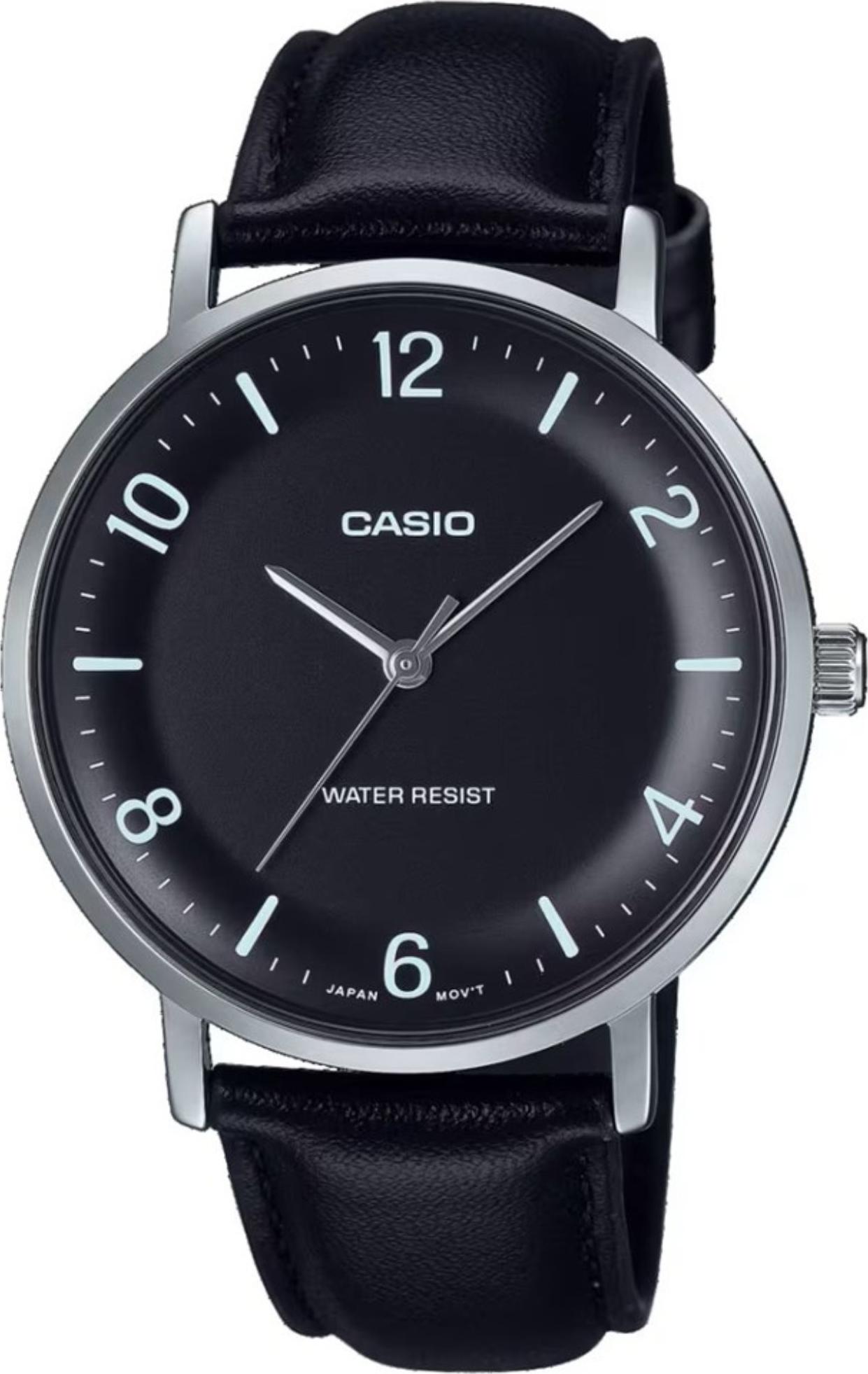Herrenarmbanduhr CASIO MTP-VT03L-1B mit Box MTPVT03L1B