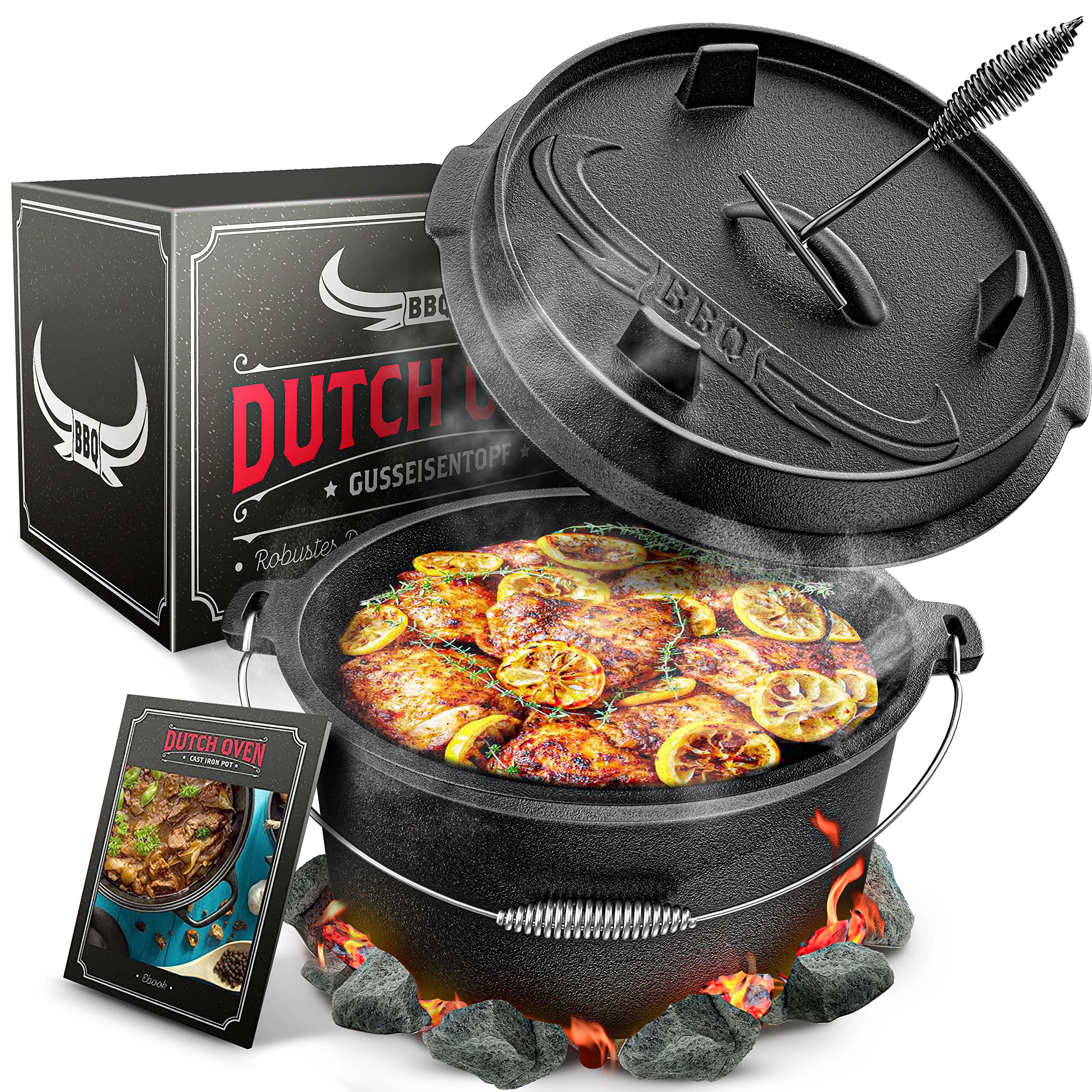 Dutch Oven BBQ-Toro mit Füssen