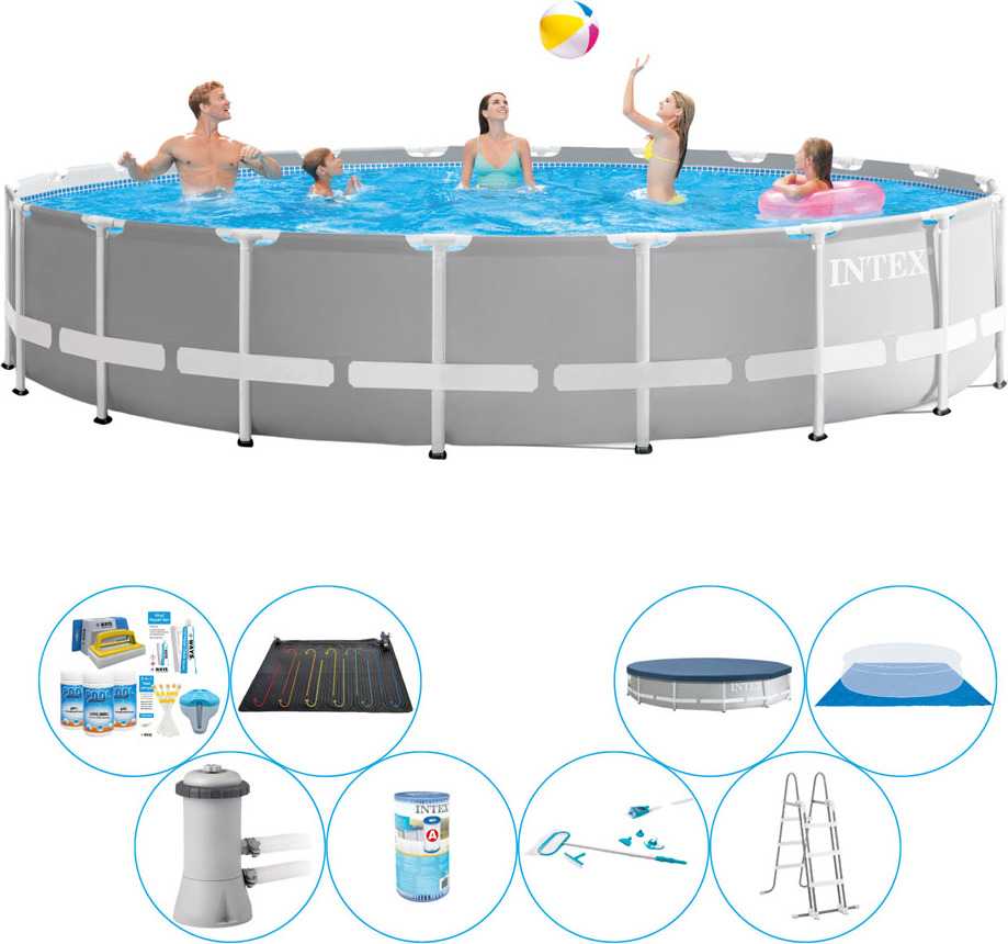 Bazénová súprava - Intex Prism Frame Round 610x132 cm