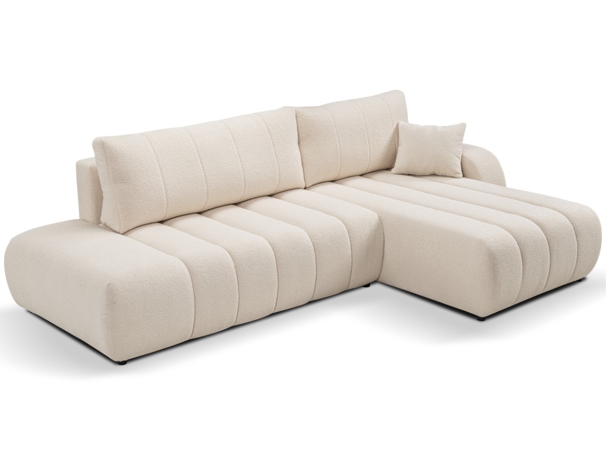 o-sofa Ecksofa 276 cm Weiß Lambi 8 Vero LN04
