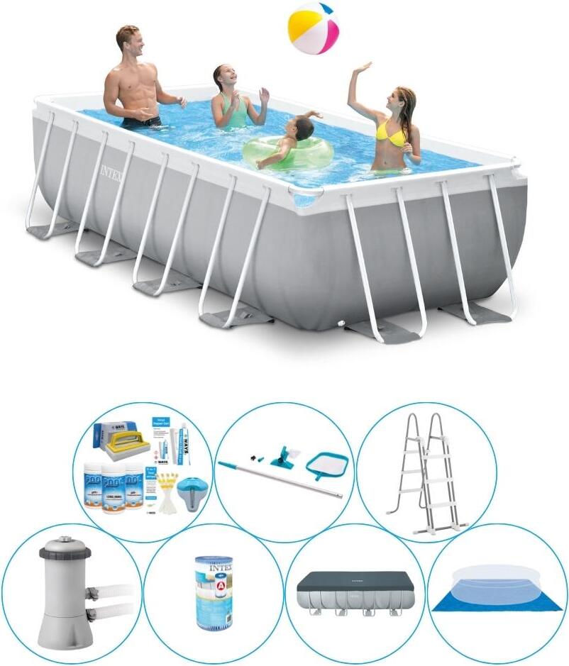 Bazén Intex Prism Frame Pool - 400x200x100 cm - príslušenstvo v cene