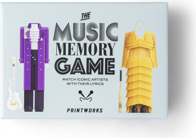 Kartenspiele Printworks Memory Game Music KB521LOTPW00396
