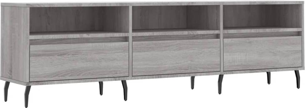 vidaXL TV-Schrank Grau Sonoma 150x30x44,5 cm Holzwerkstoff 831298