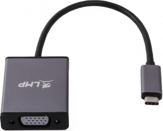 LMP-USB-C auf VGA Adapter, USB-C 3.1 auf VGA, Aluminiumgehuse, Space Grau 15932