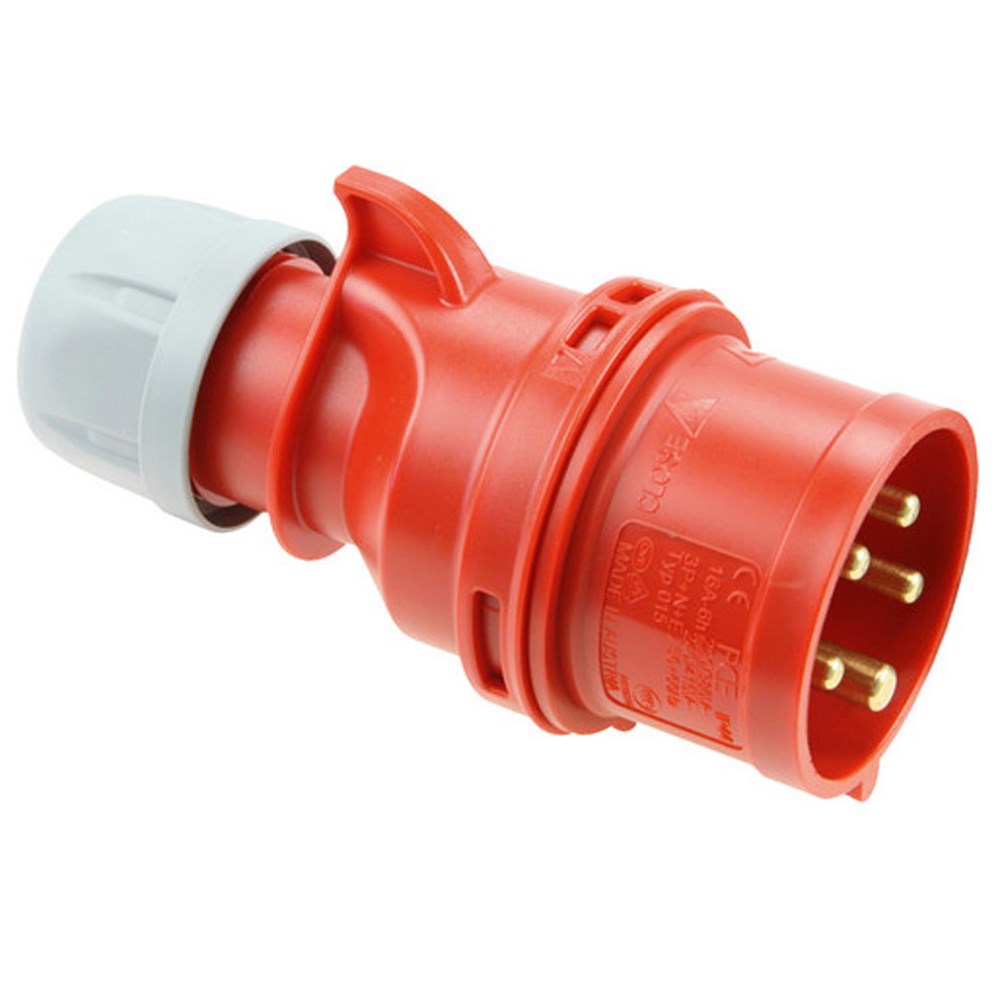 PCE Krachtstroom Stekker Rond 4 Polig 16 Amp 2702100868