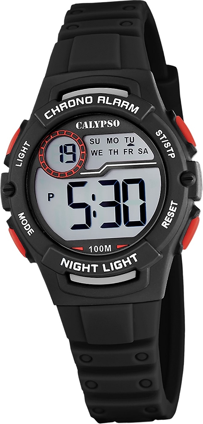 Calypso Kautschuk Jugend Kinder Uhr Digital Fashion Armbanduhr schwarz D2UK5852/6