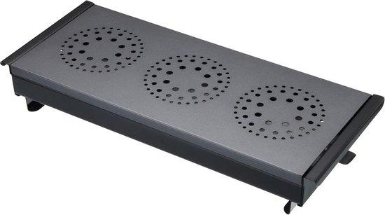 OEM Professionelle Warmhalteplatte, Edelstahl, Schwarz, 3-plattig 2026