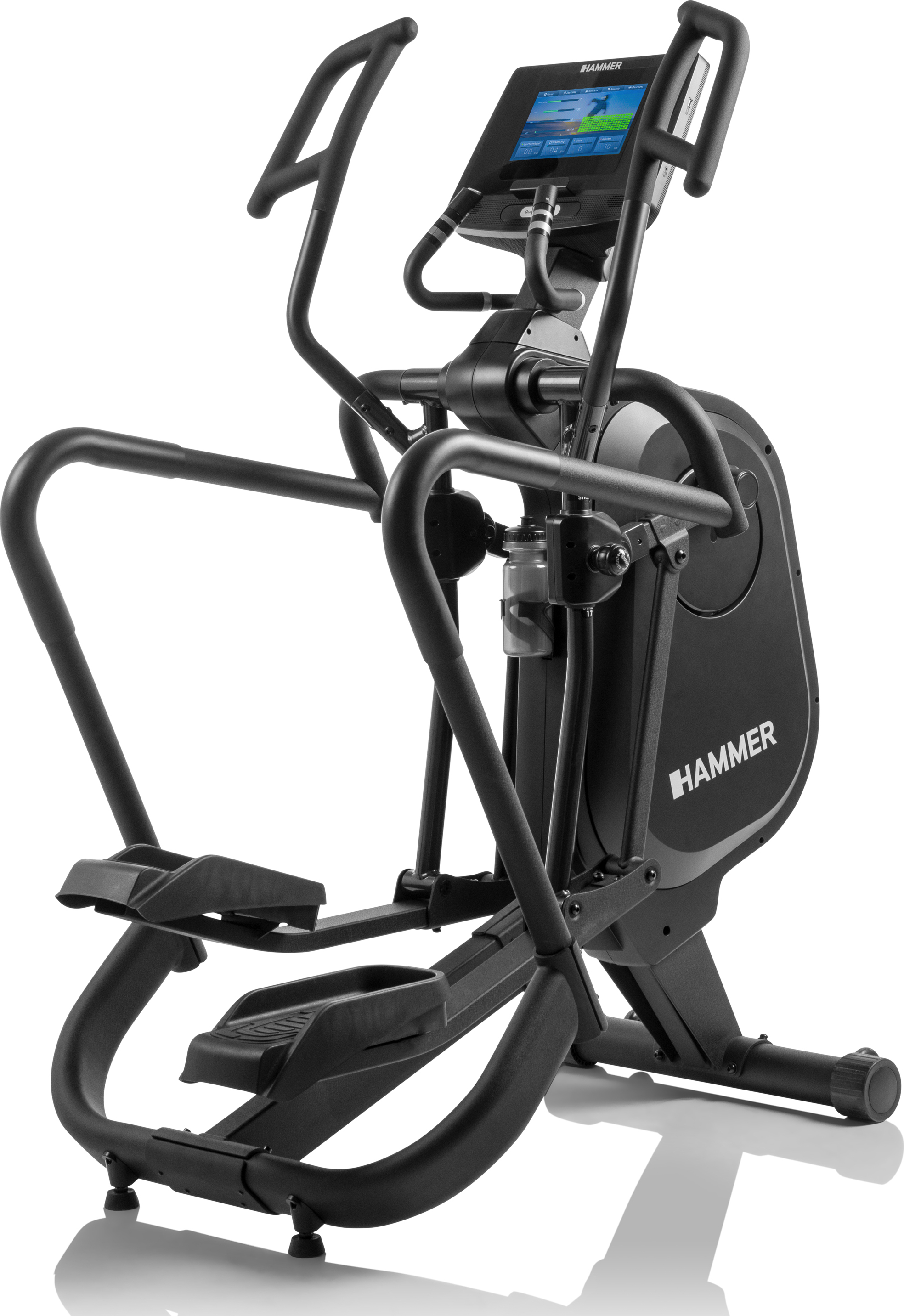 HAMMER Finnlo Ellipsentrainer Fly RX, 21 Programme, 12 kg Schwungmasse, Kinomap 11006