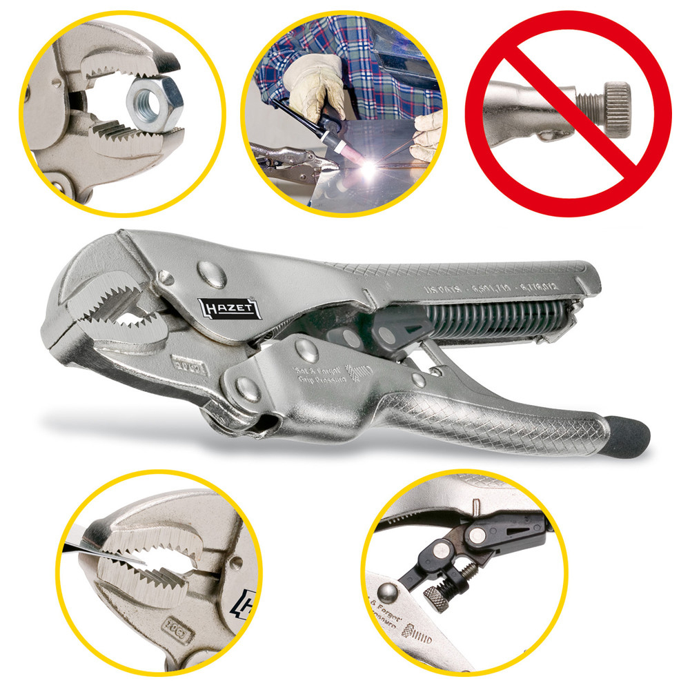 Hazet Grip-Zange, selbsteinstellend, 230 mm lang 755-10A