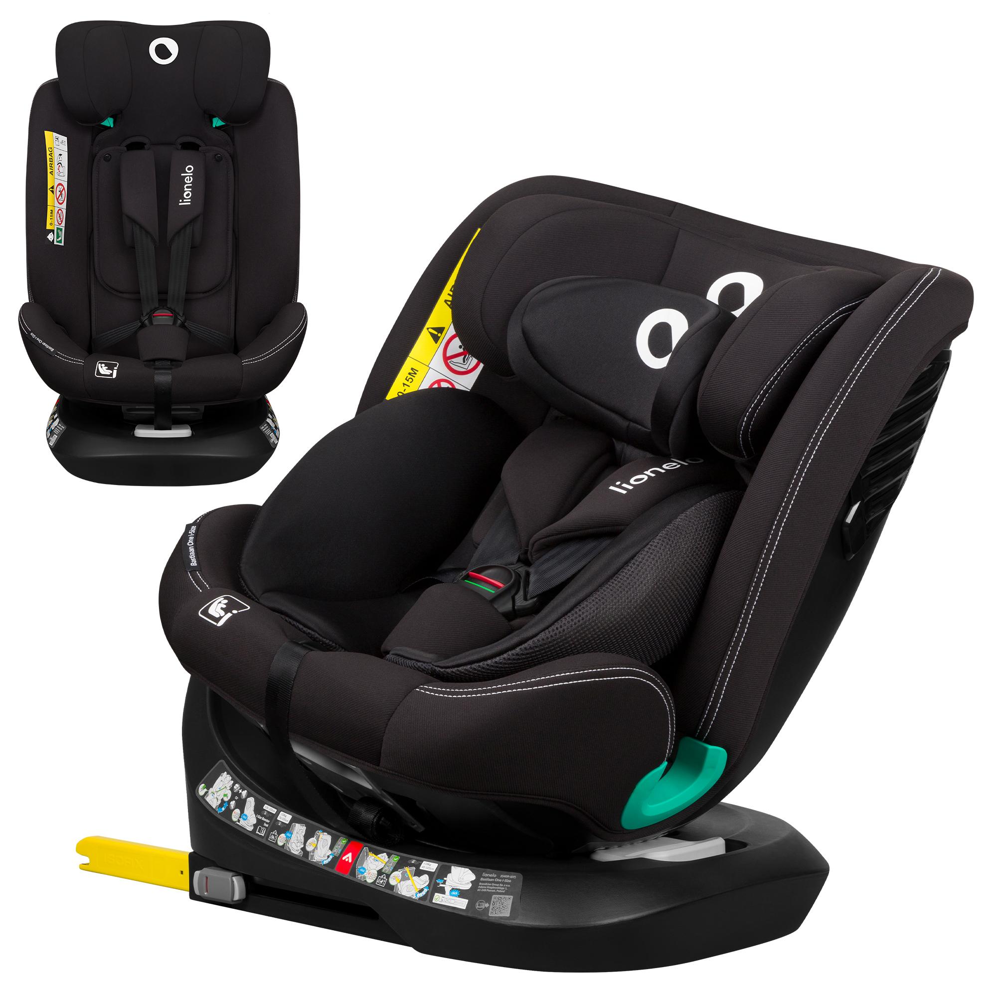 Lionelo LO-BASTIAAN ONE I-SIZE 2024 BLACK CARBON