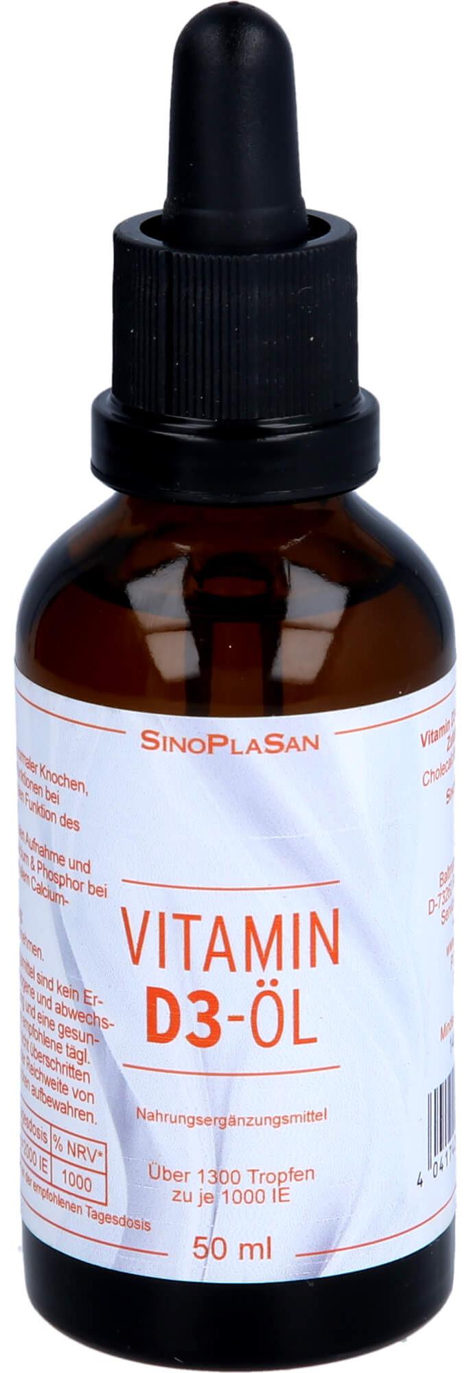 SinoPlaSan AG SinoPlaSan Vitamin D3-Öl, 50 ml Öl 11688703