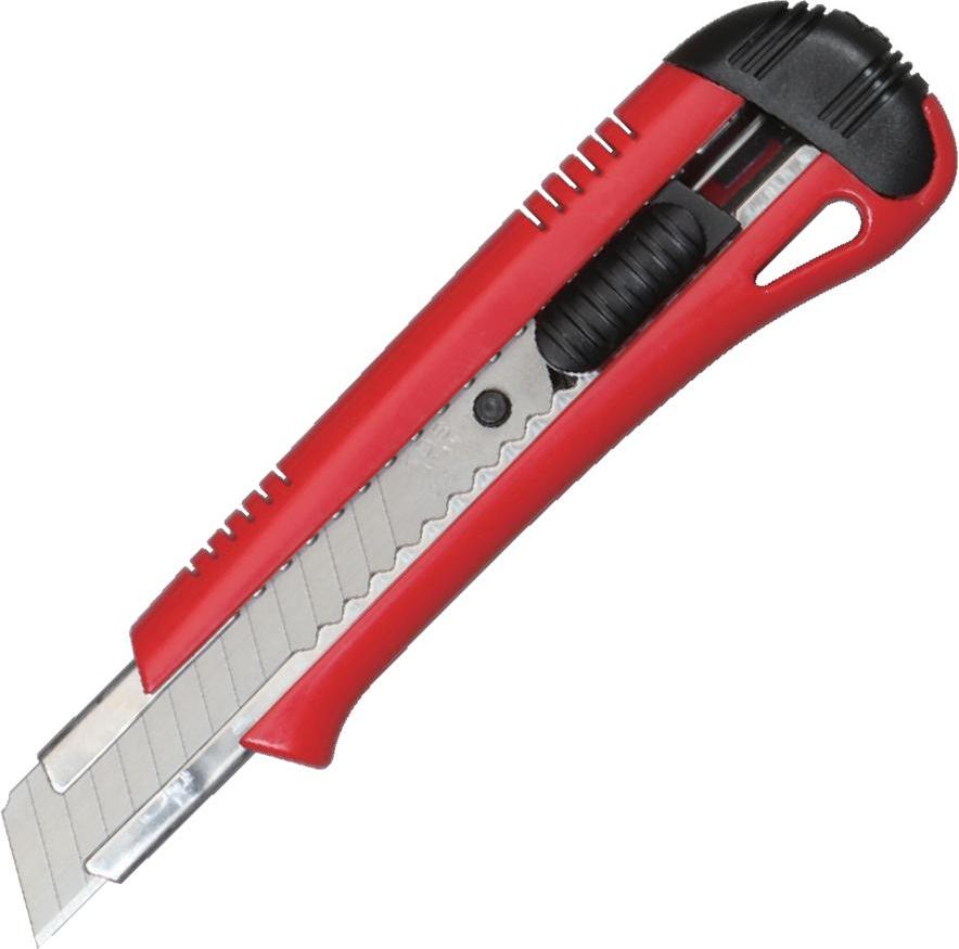 Segmentiertes Messer 18mm KDS L-18 5H Auto Lock 4 Farben (1x 15 Segment Klinge)