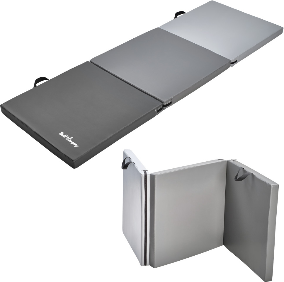 Bad Company 3-fach klappbare Weichbodenmatte mit Tragegriffen : Grautöne Farbe: Grautöne