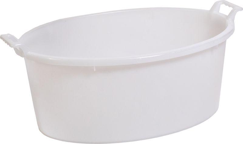 Waschbecken ICS P12155, 22 Lit., 55 cm, weiß, oval, mit Ohren