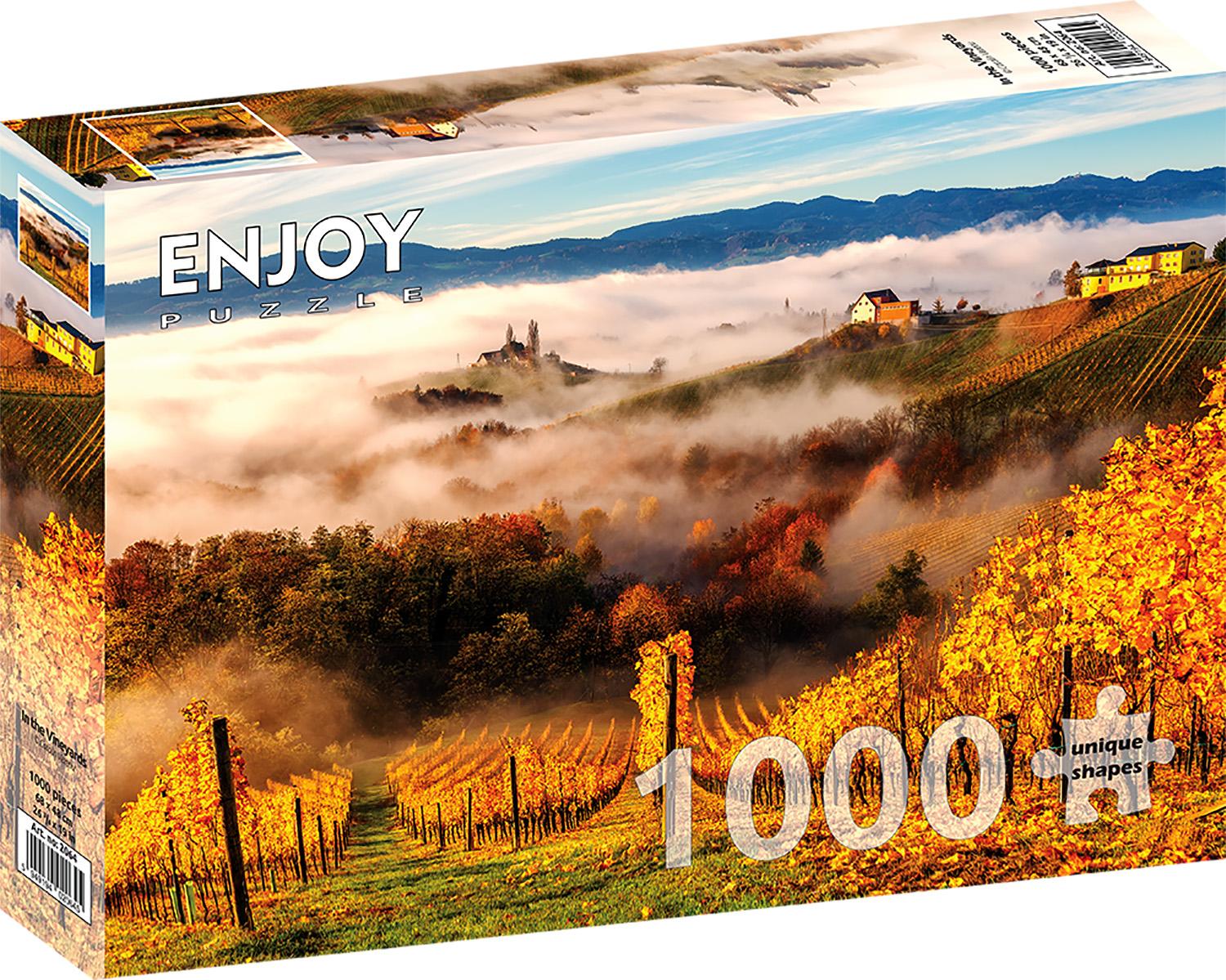 Puzzle, 1000 Teile – „Enjoy – In den Weinbergen“ 02064