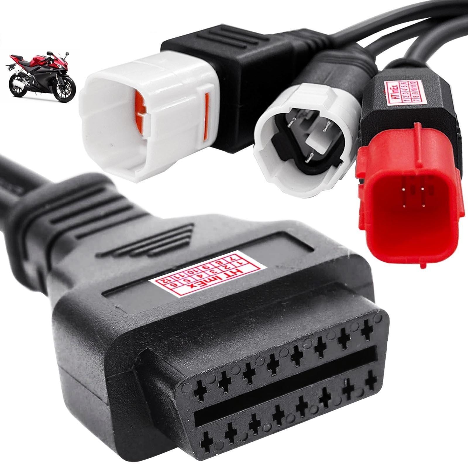 HT ImEx OBD2 Diagnosekabel 3 4 6 Pin kompatibel mit Yamaha Fehlercode Leser Adapter