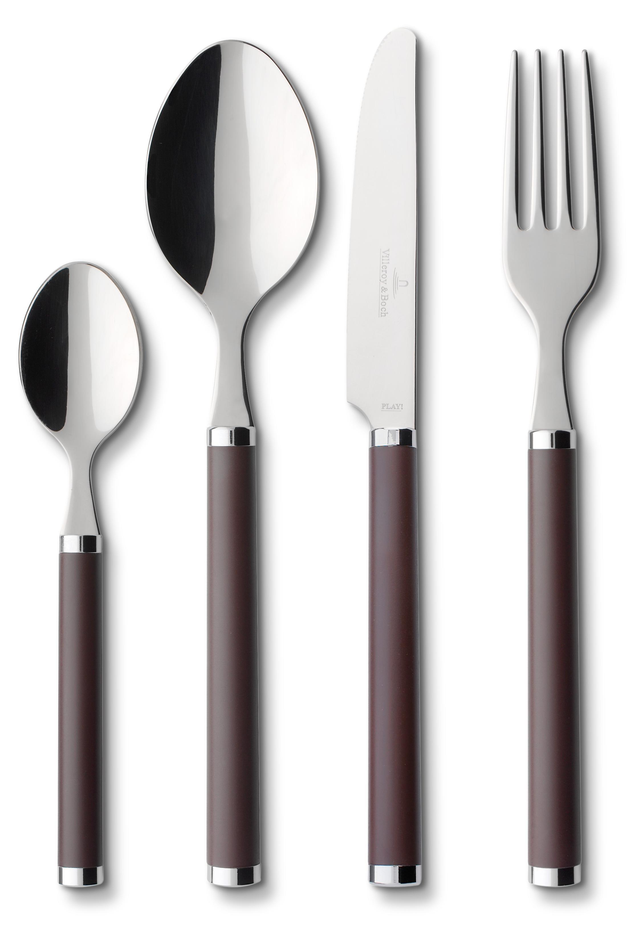 Villeroy & Boch Play! chocolate brown Tafelbesteck 24tlg. 57437
