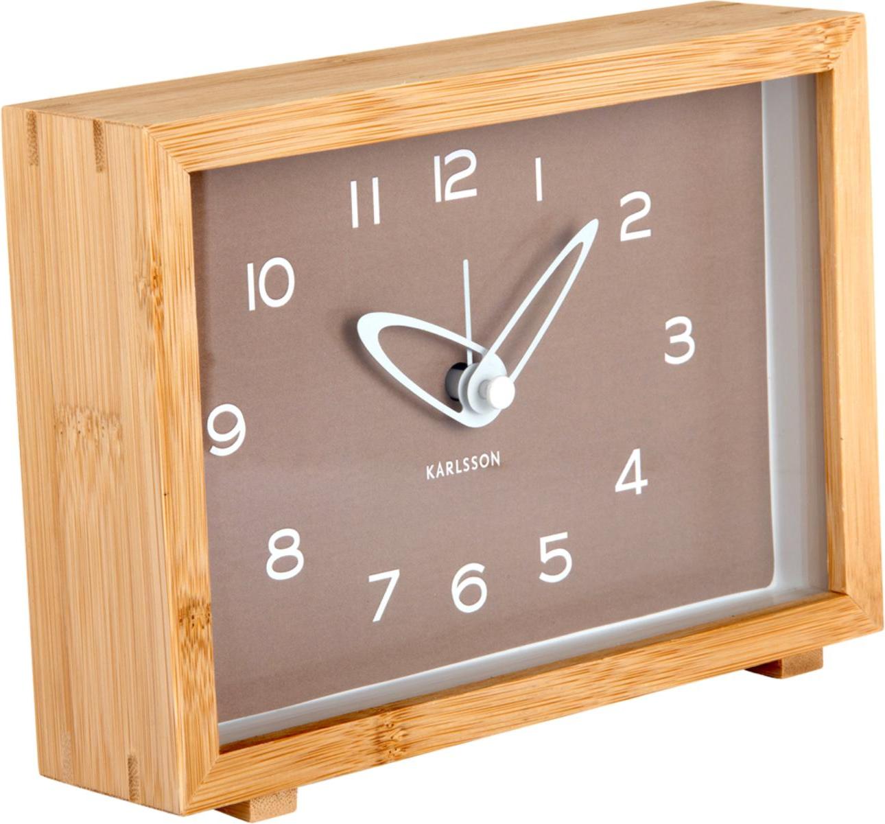 Karlsson - Wecker Tipico - Braun - 19x19x13.8cm KA6034BR
