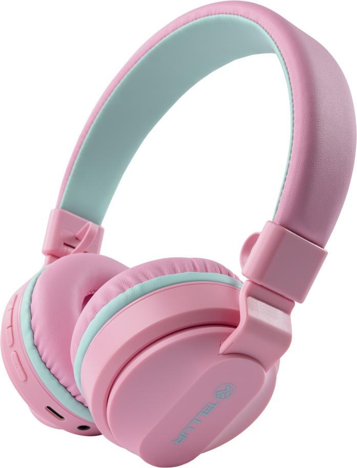Tellur Buddy Bluetooth Over-Ear-Kopfhörer, rosa TLL511511