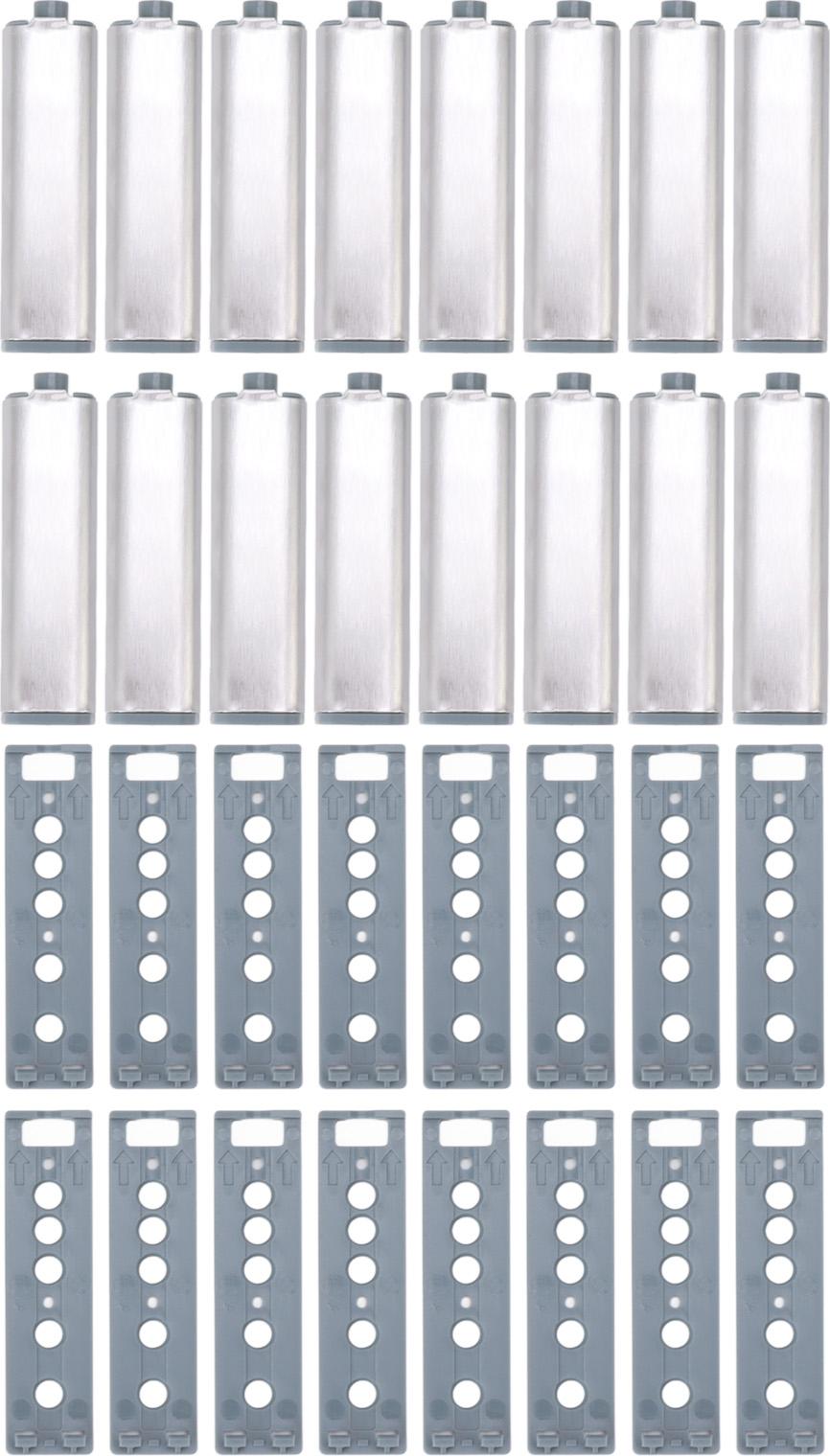 Cocosity 16pcs drcken Sie die Freisetzung aus Edelstahl fr die Stahlschublade fr Schrankschublade