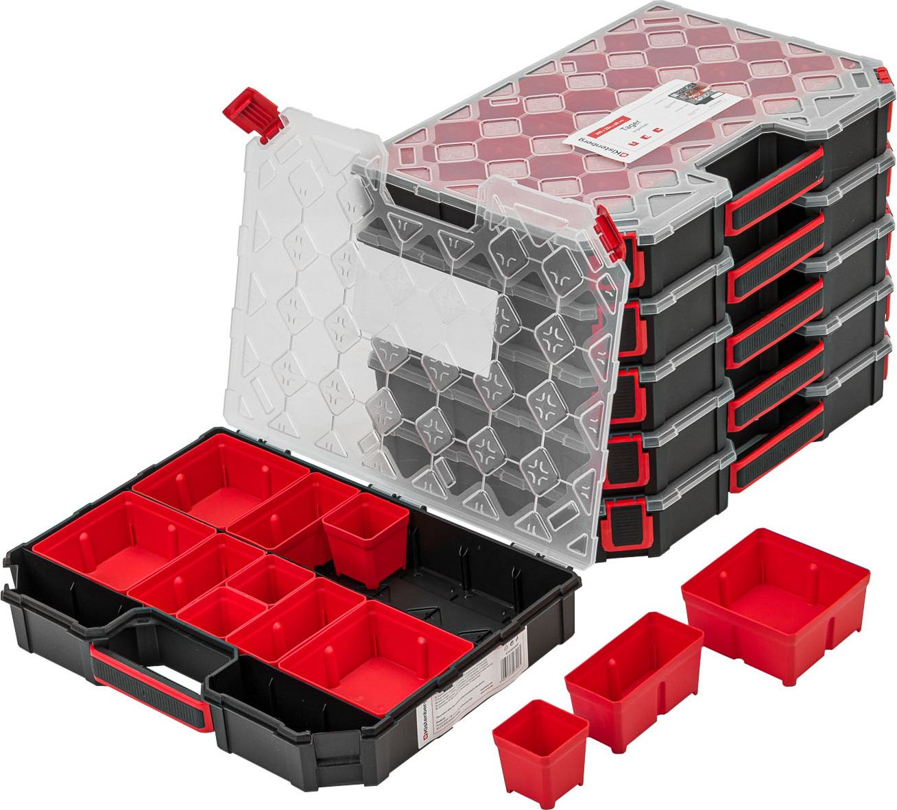 Prosperplast NUK5H-S429 Boîte De Rangement Stable Transparent Avec Roulettes