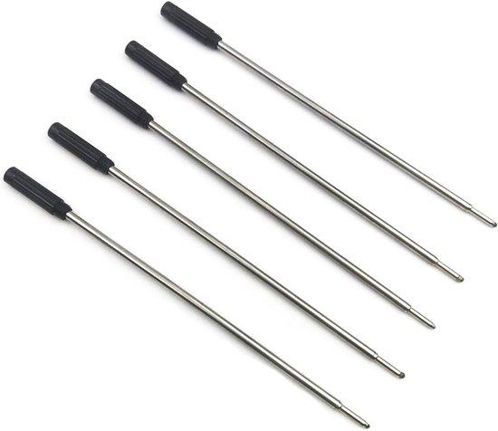 OEM Rollschreiber-Tintenkartriche - Schreiber-Kugelstifte - Pünktlich Schreiben - Fließende Tintenströme - Länge 11,5 cm - Schwarzer Schreiberstift 2026