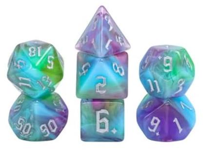 Foam Brain Games Würfelset RPG - bunte Würfel für Rollenspiele