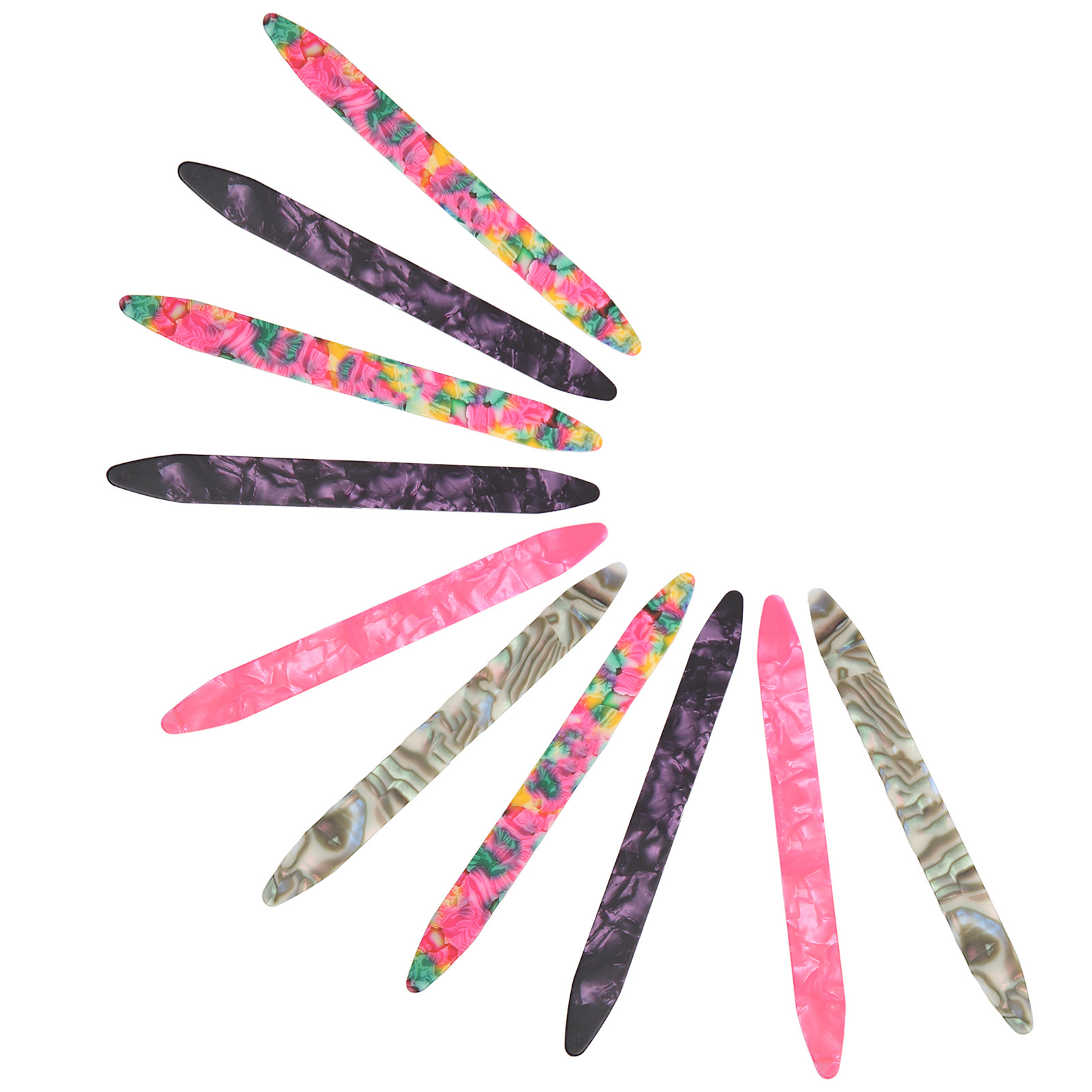 Cocosity Oud Picks,Oud Plektrum,Celluloid Picks,Flexible Picks Ersatz,0.71mm Oud Picks,Saiteninstrument Picks