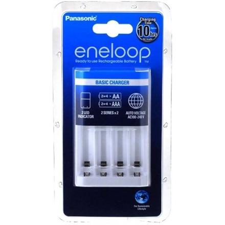 Panasonic Eneloop BQ-CC51 Steckerladegerät, für bis zu 4 Akkus, 600min Ladedauer, ohne Akkus BQ-CC51E