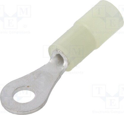 TNE 10x Kabelschuh: Ring Klemmverbindung 0,1÷0,5mm2 Ø: 2,2mm M2 gelb FNGS2-0.5 Isolier _1GH_FNGS2-0.5