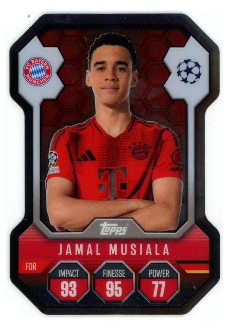 Topps SH10 - Jamal Musiala - Chrome Shield - 2024/2025