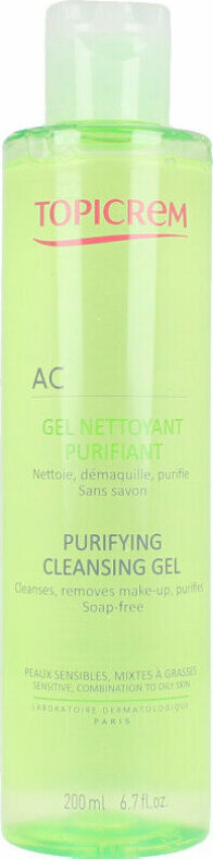 Topicrem AC Cleansing Gel Gel nettoyant purifiant 200 ml