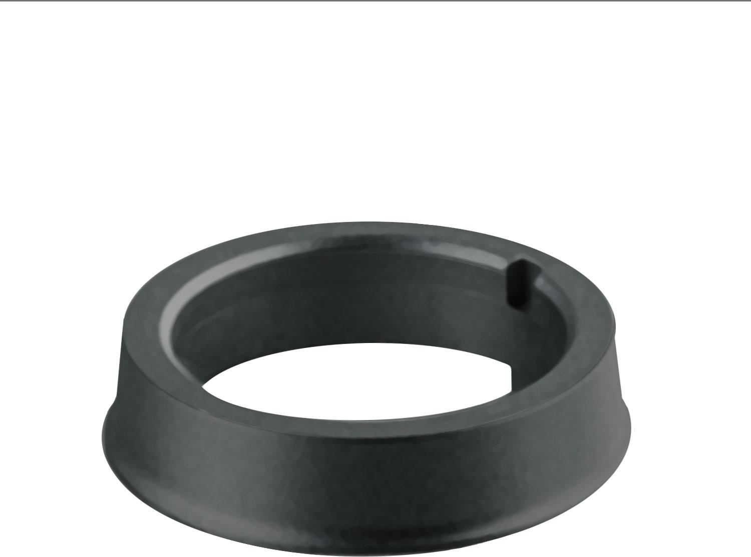 Georg Schlegel Distanzring, schwarz rund Farbe schwarz - 1 Stück SDRSW