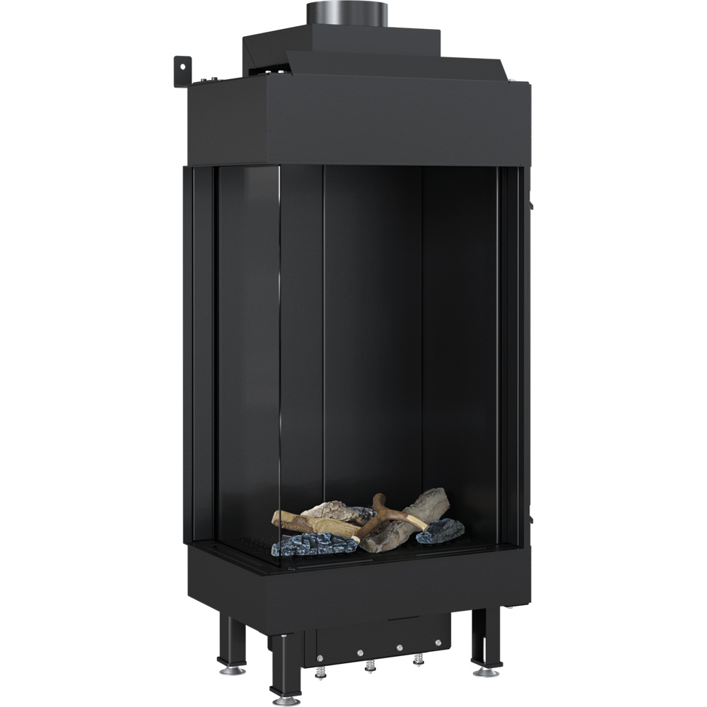 Plynový krb Leo 45 /68 ľavostranný propán bután ∅ 100/150 4,1 kW