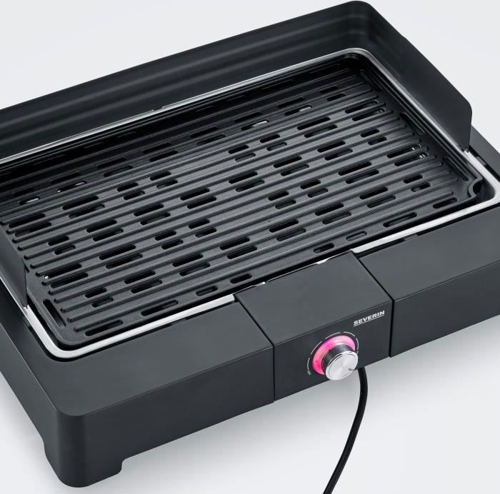 Elektrický gril SEVERIN PG8567, grilovacia plocha 44,5 x 26 cm, nastaviteľný termostat, 2200 W
