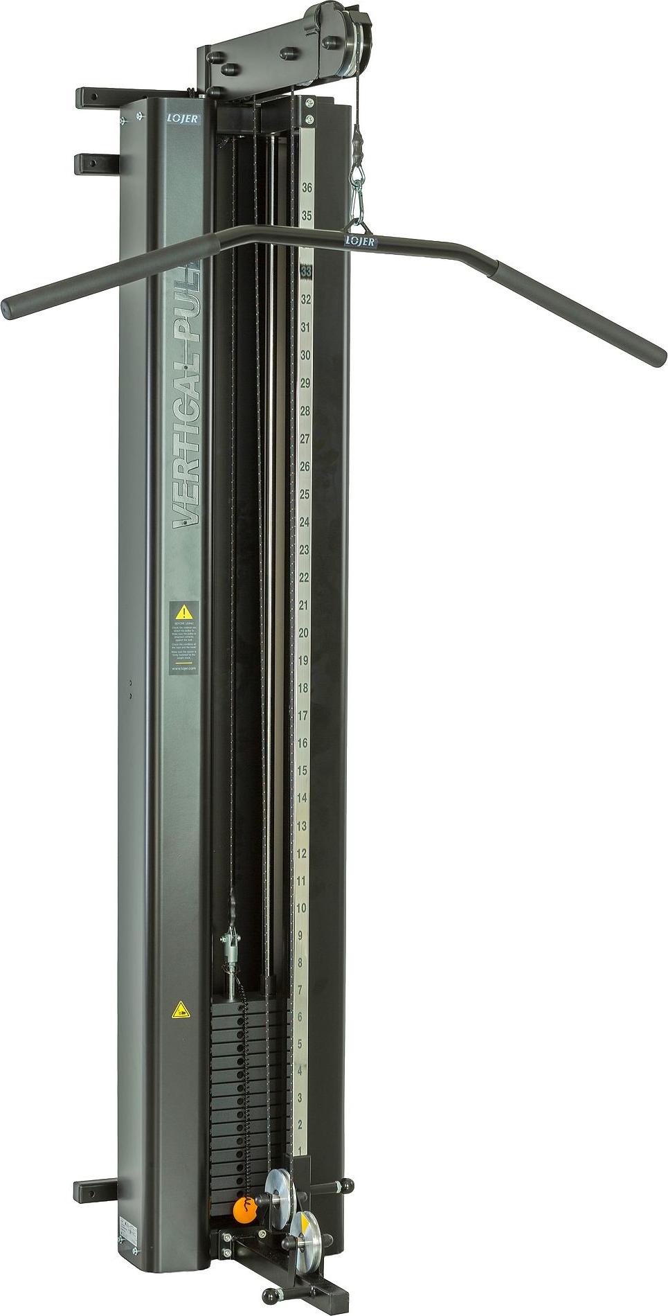 Lojer Seilzugapparat "Lat Pulley", 50 kg, Schwarz